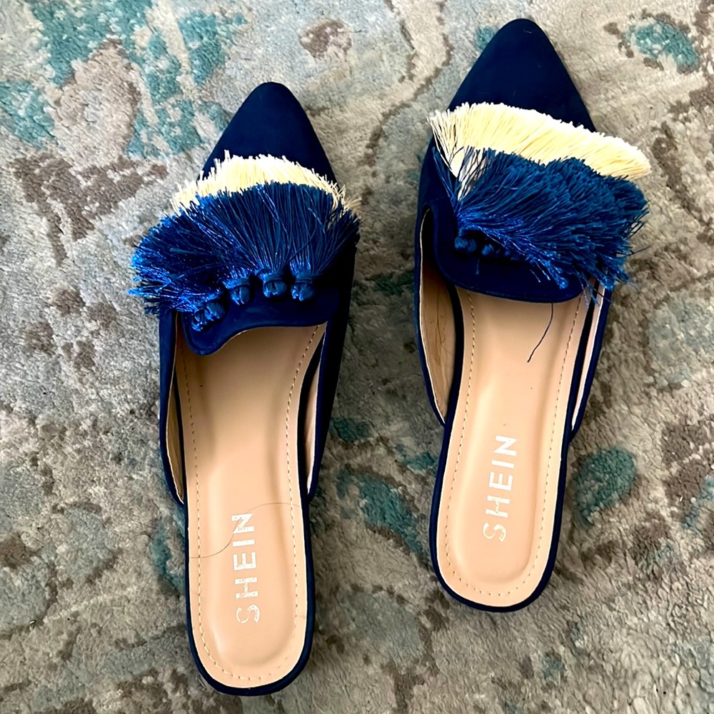Blue Feathered Mules
